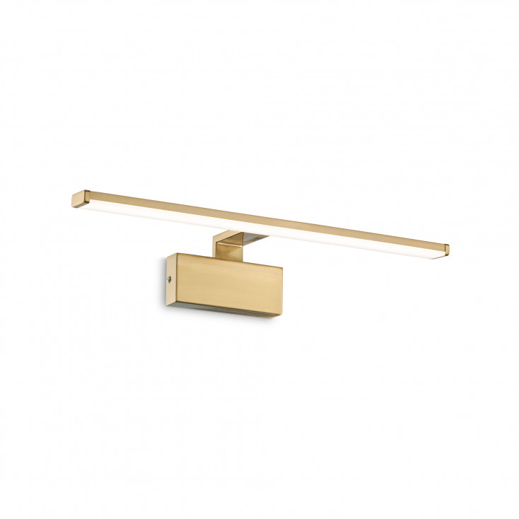 Applique da parete a led struttura in metallo e diffusore satinato