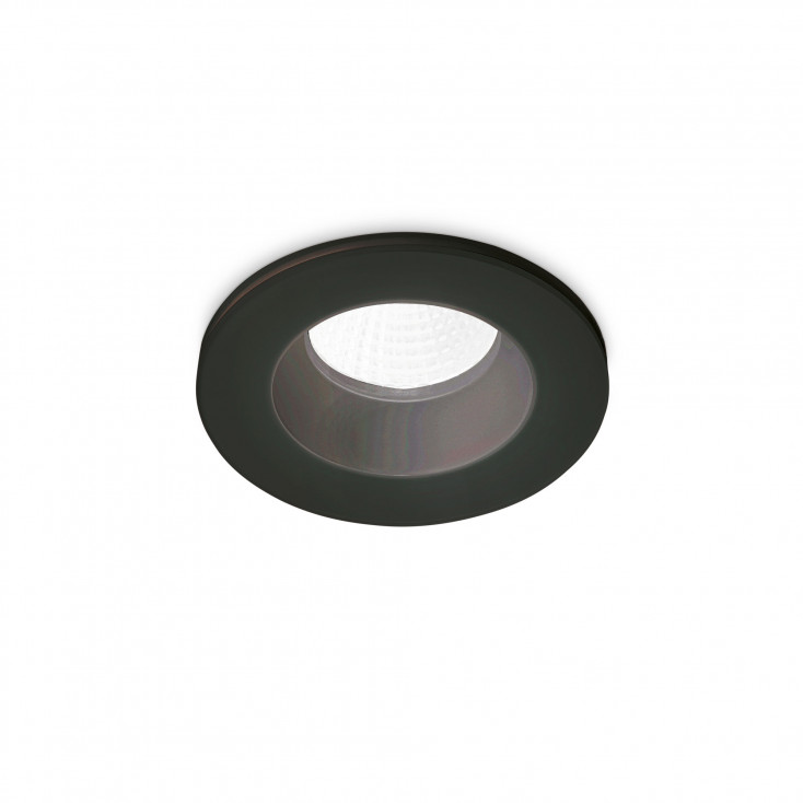 Faretto da incaso a led con struttura in alluminio rotonda