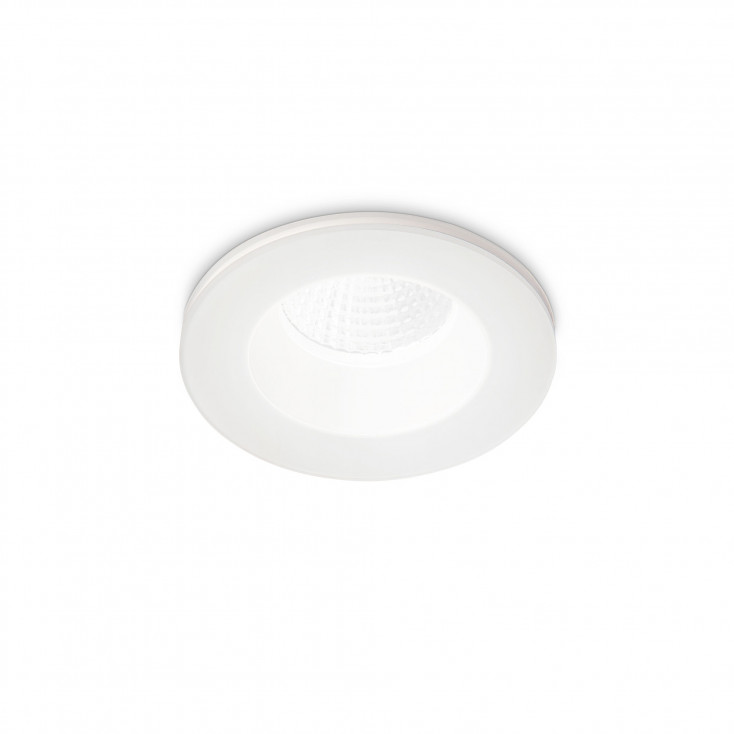 Faretto da incaso a led con struttura in alluminio rotonda