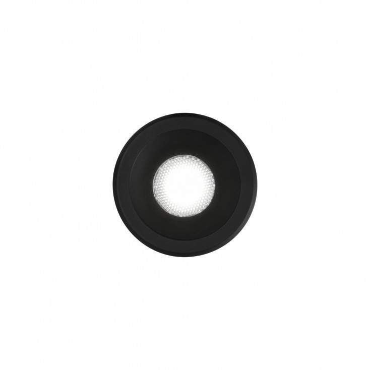 Faretto da incasso a led con struttura rotonda in alluminio