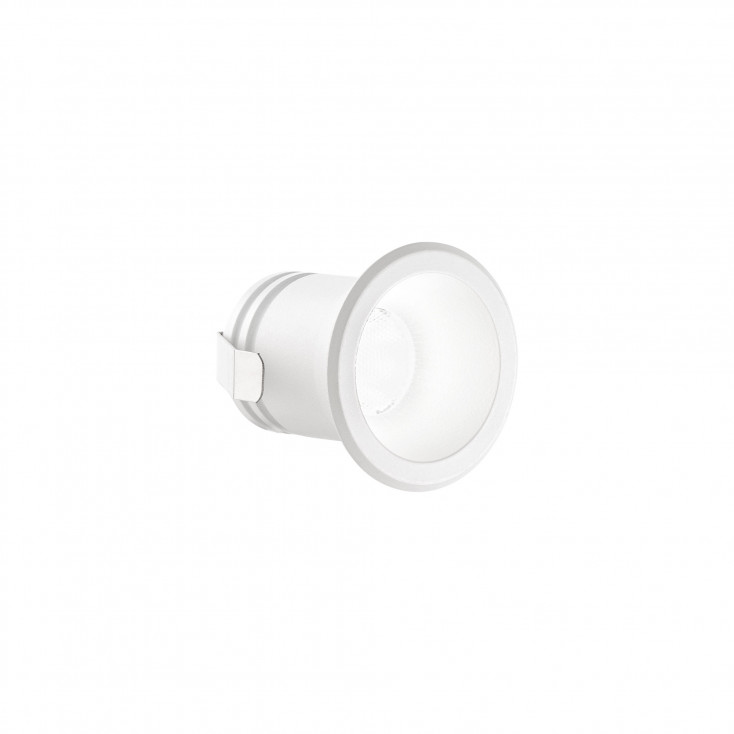 Faretto da incasso a led con struttura rotonda in alluminio