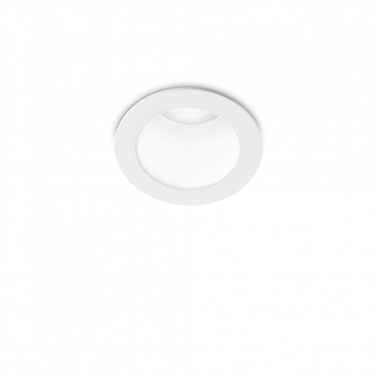 Faretto da incasso grande a led con struttura rotonda in alluminio