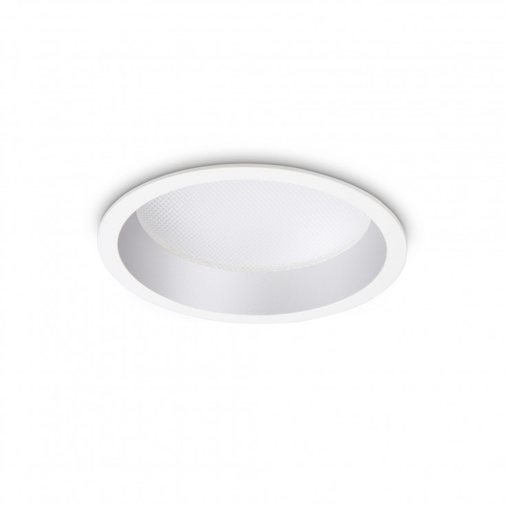 Faretto da incasso medio a led con struttura in alluminio rotonda