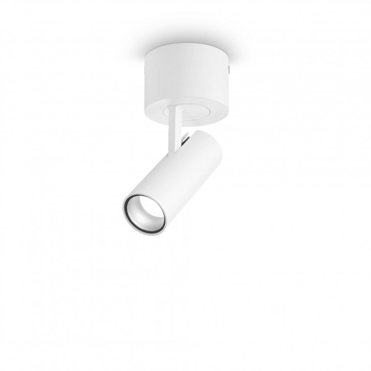 Faretto da soffitto a led corpo in alluminio con diffusore orientabile
