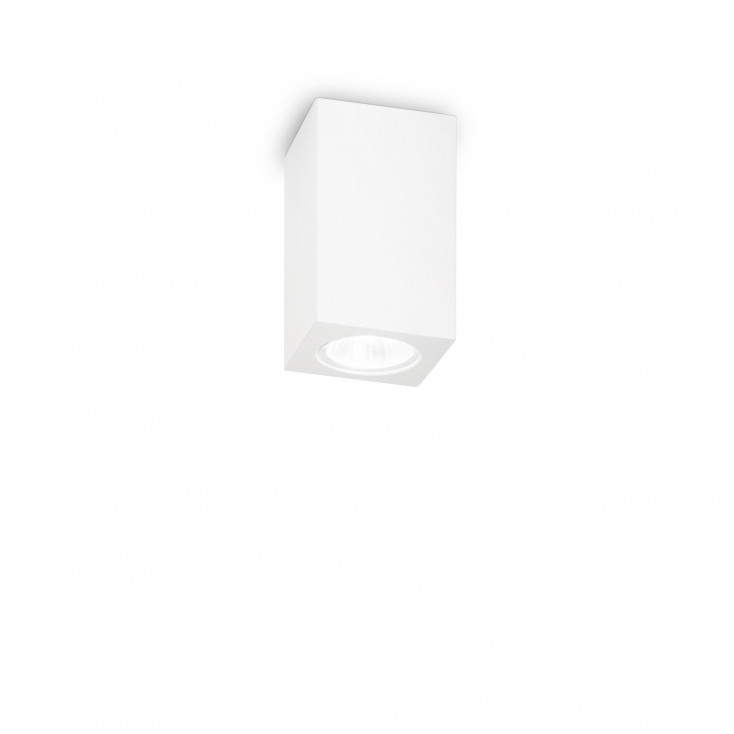 Faretto da soffitto con struttura quadrata in gesso dal design moderno
