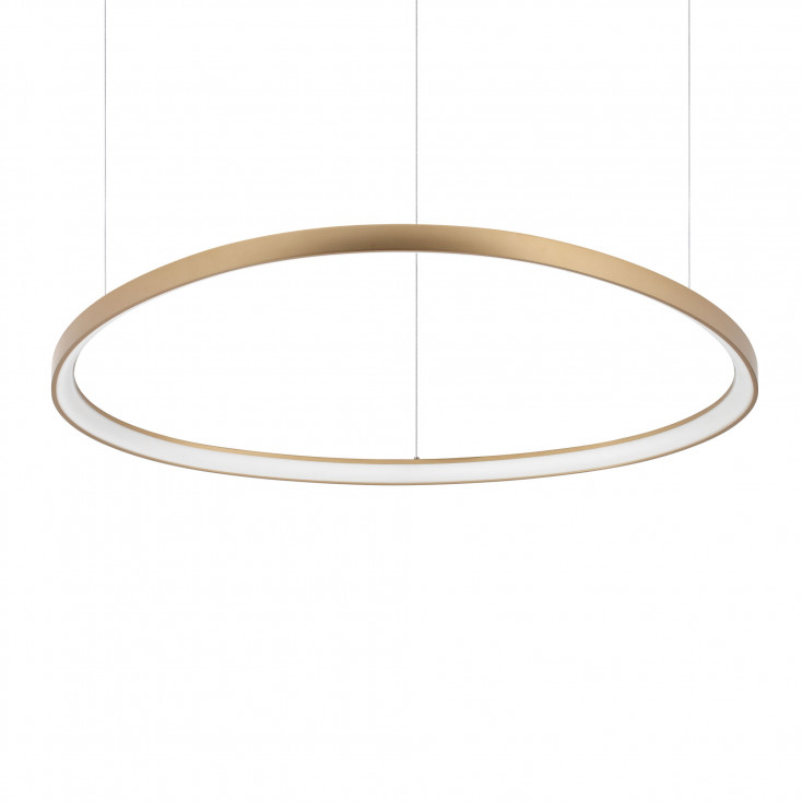 Lampada a sospensione a led gigante in alluiminio dal design moderno