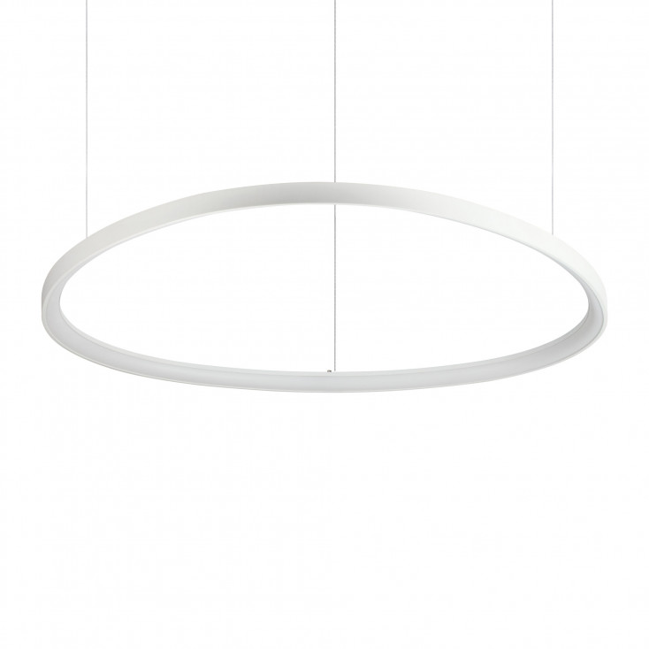Lampada a sospensione a led gigante in alluiminio dal design moderno