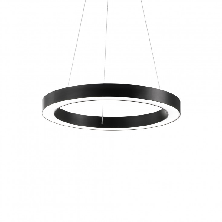 Lampada a sospensione a led in allumino con diffusore in acrilico piccolo