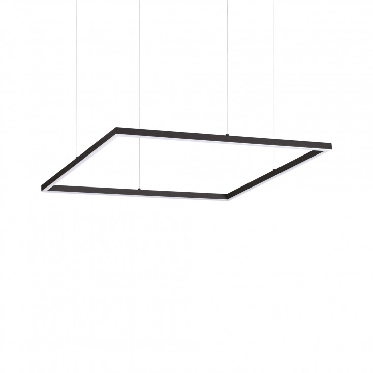 Lampada a sospensione con diffusore a led quadrato medio