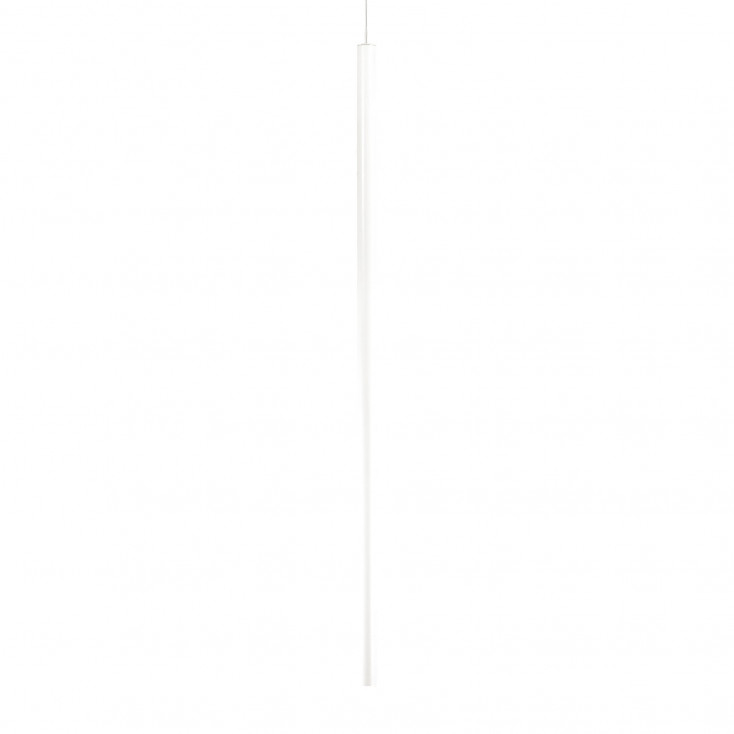 Lampada a sospensione con diffusore singolo a led lungo e rotondo