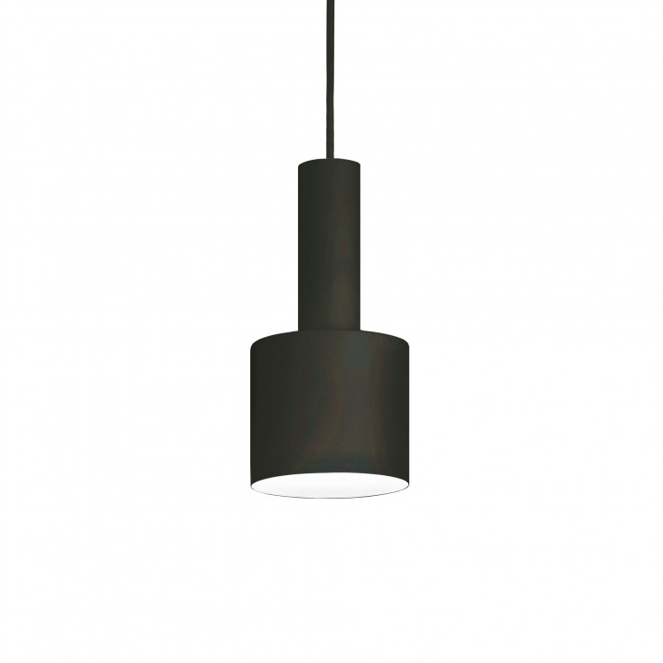 Lampada a sospensione con singolo diffusore in metallo dal design moderno