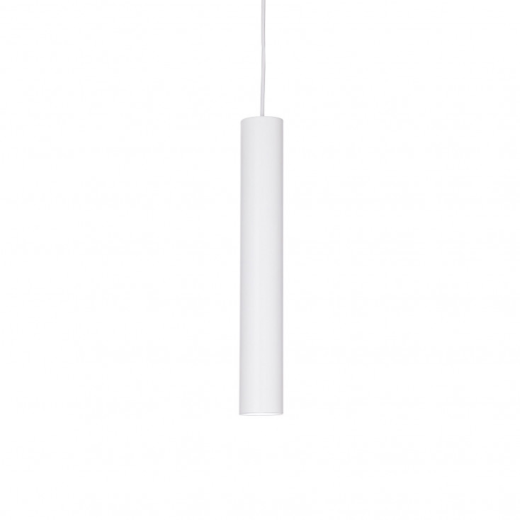 Lampada a sospensione in metallo con singolo diffusore dal design moderno