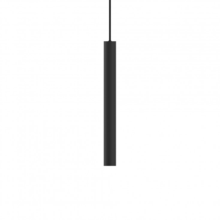 Lampada a sospensione in metallo singolo diffusore slim dal design moderno