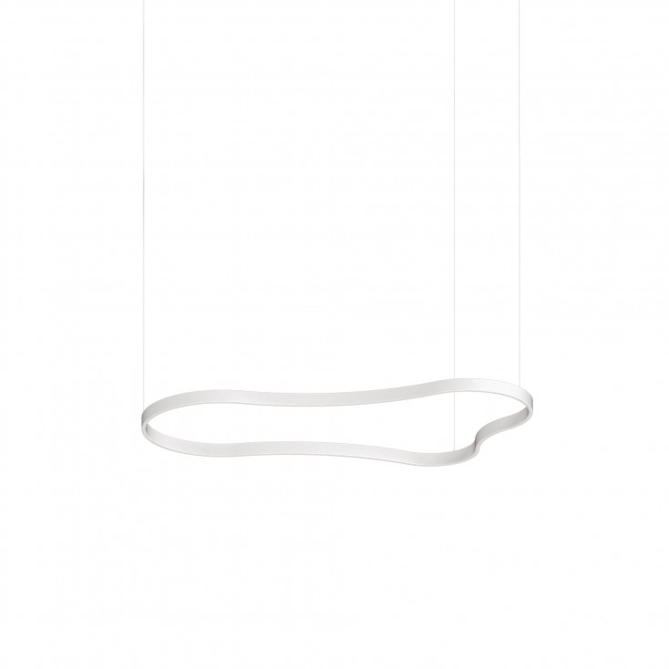 Lampada a sospensione LED grande con struttura in alluminio dal design moderno