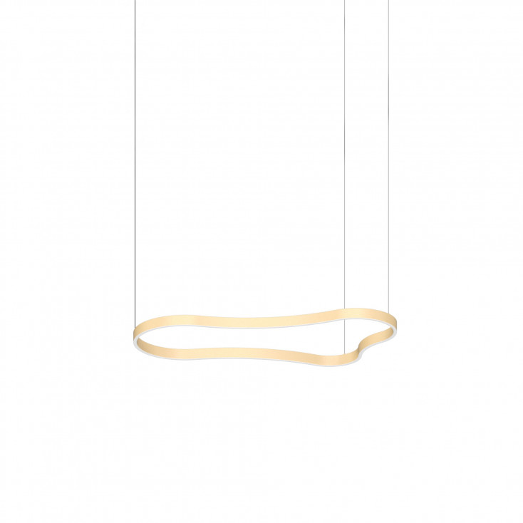 Lampada a sospensione LED media con struttura in alluminio dal design moderno
