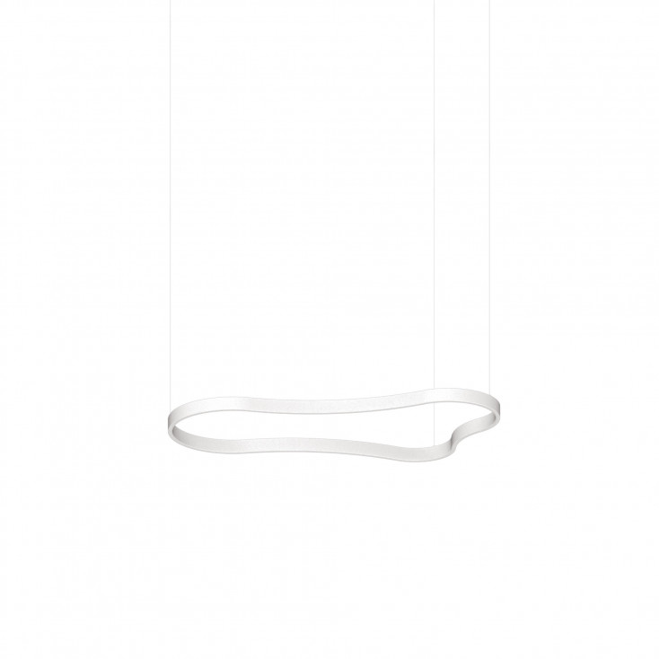 Lampada a sospensione LED media con struttura in alluminio dal design moderno