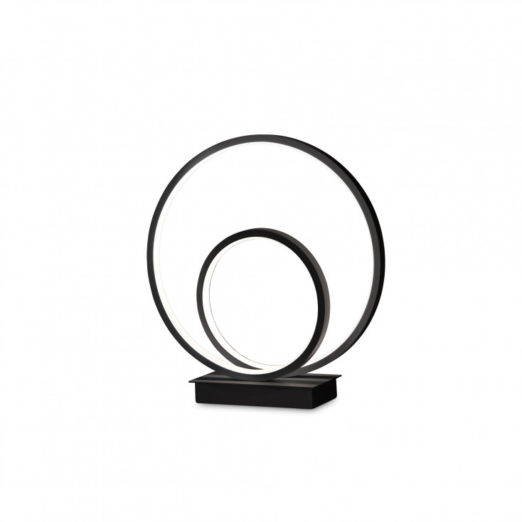 Lampada da comodino LED in metallo con diffusore in acrilico 4000 K