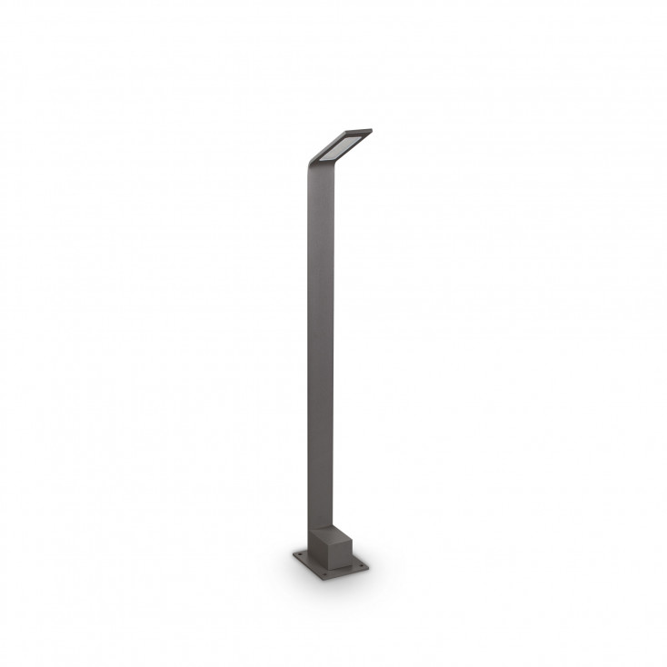 Lampione da giardino a led struttura in alluninio alta e diffusore in acrilico