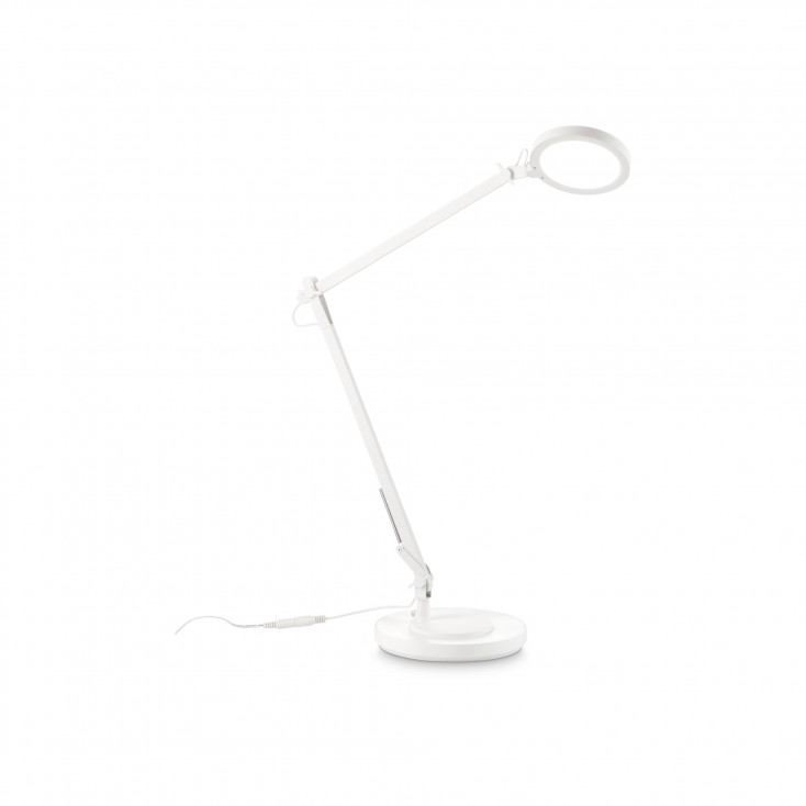 Lampada da scrivania a led dimmerabile in alluminio e PVC diffusore orientabile