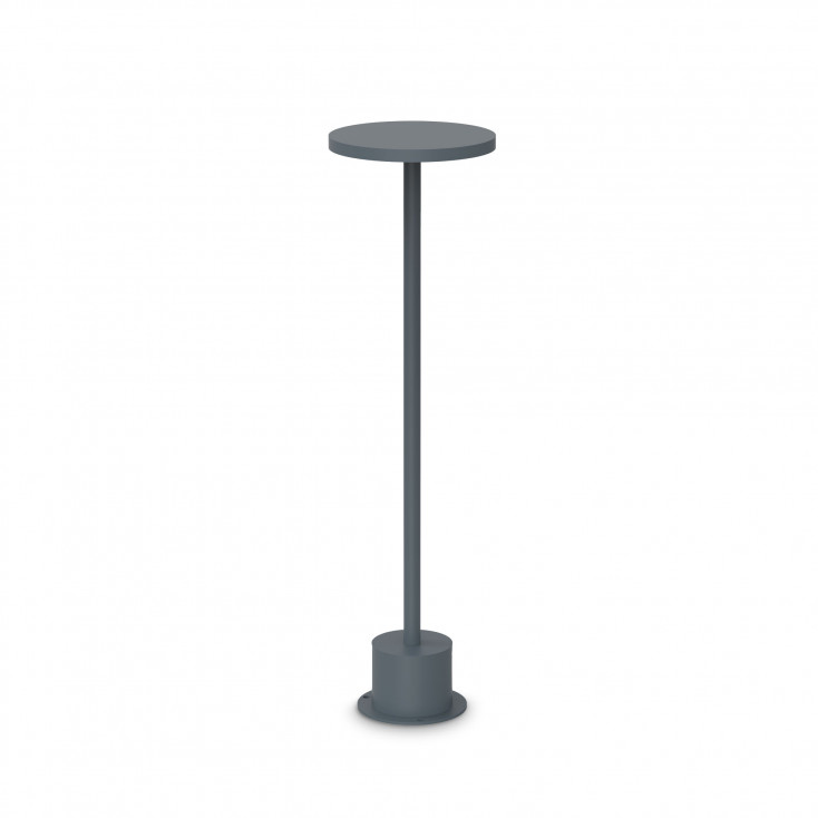 Lampada da tavolo a led dimmerabile con struttura in alluminio alta e larga