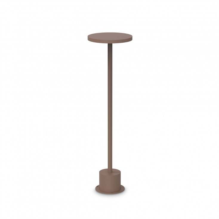 Lampada da tavolo a led dimmerabile con struttura in alluminio alta e larga