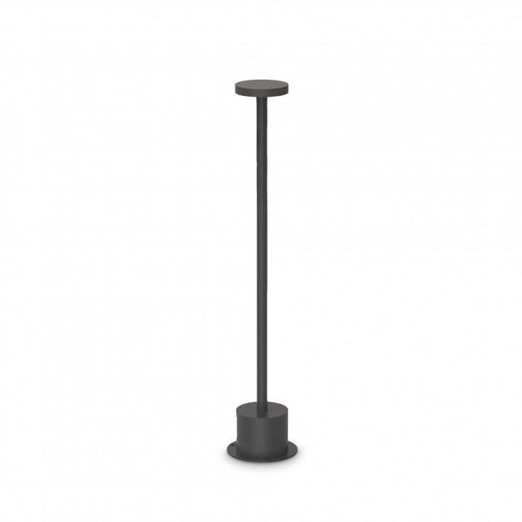 Lampada da tavolo a led dimmerabile con struttura in alluminio alta e stretta