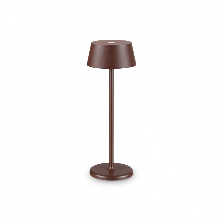 Lampada da tavolo a led dimmerabile per esterni struttura in alliminio