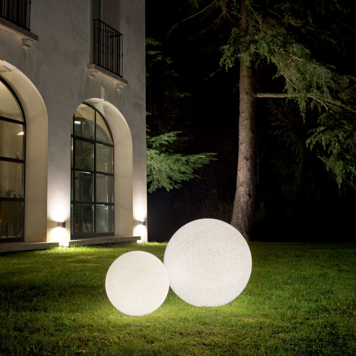 Lampada da terra da giardino mini a led con struttura in pvc