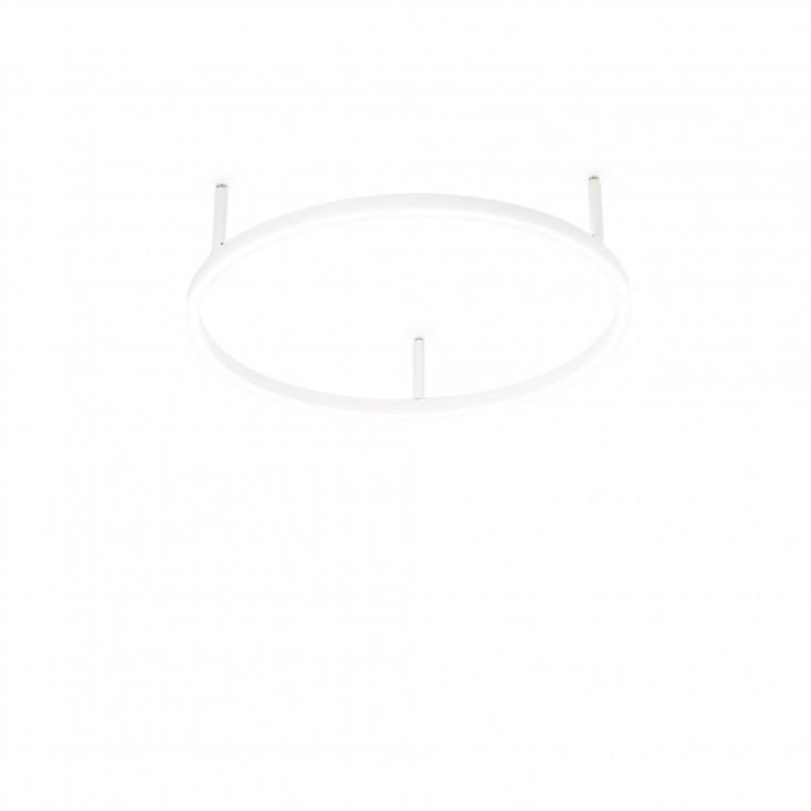 Plafoniera led circolare piccola con montatura sottile in alluminio