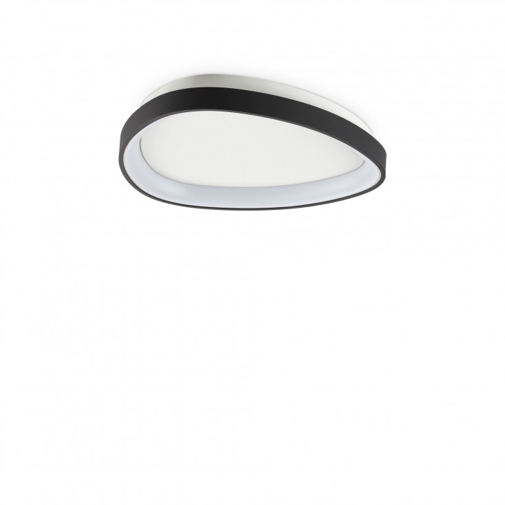 Plafoniera piccola a led con struttura in metallo e diffusore in policarbonato