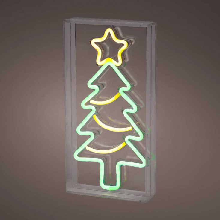 Albero di natale a LED neon usb in plastica per interni