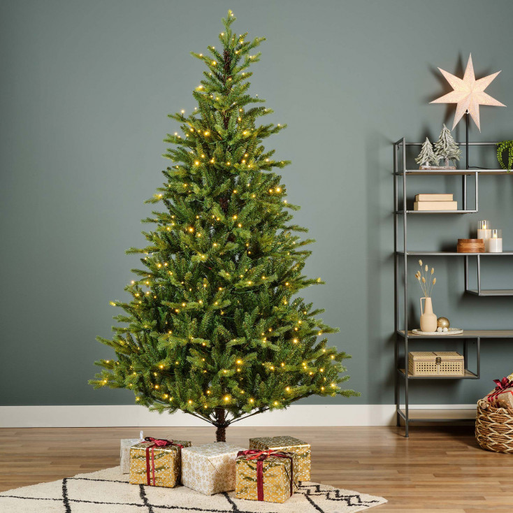 Albero di natale da interno con 430 led h.210