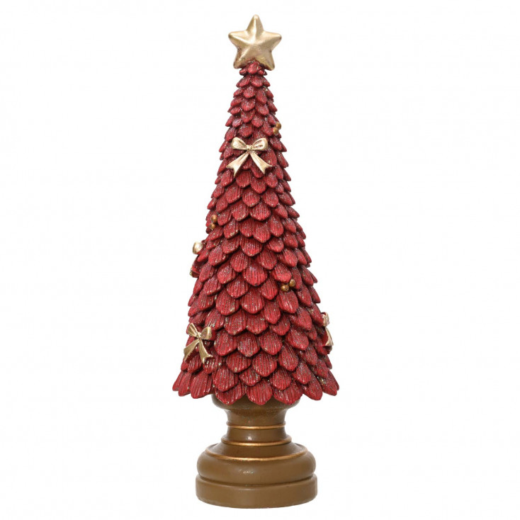 Albero in resina con puntale a stella