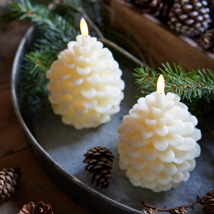 Candela con led a batterie