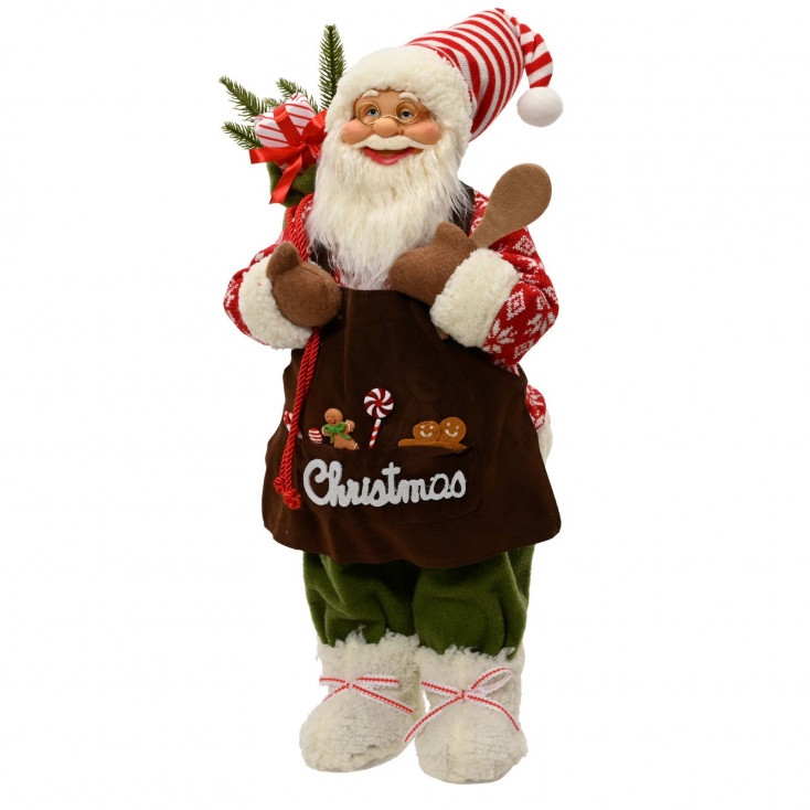 Decorazione Babbo Natale in plastica