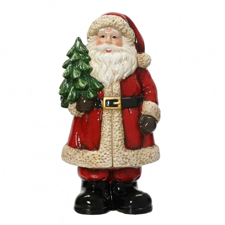 Decorazione natalizia babbo natale con regali