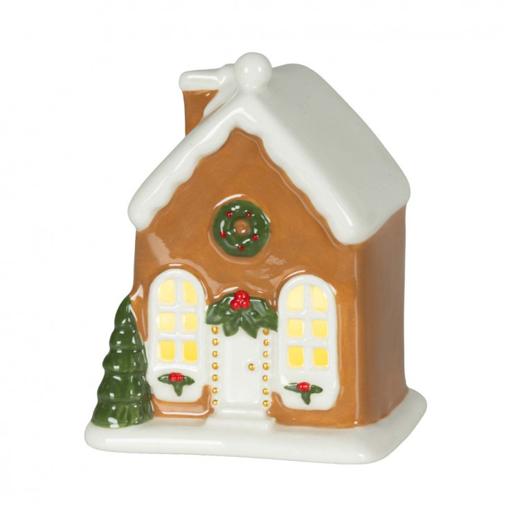 Decorazione natalizia casetta piccola con led