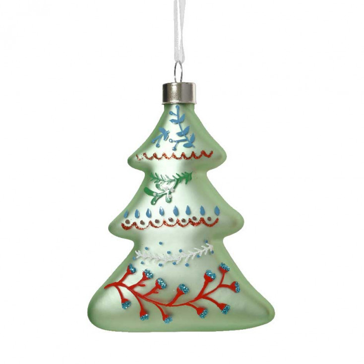 Decorazione per albero di natale in vetro