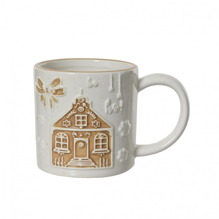 Mug in dolomite con decori natalizi