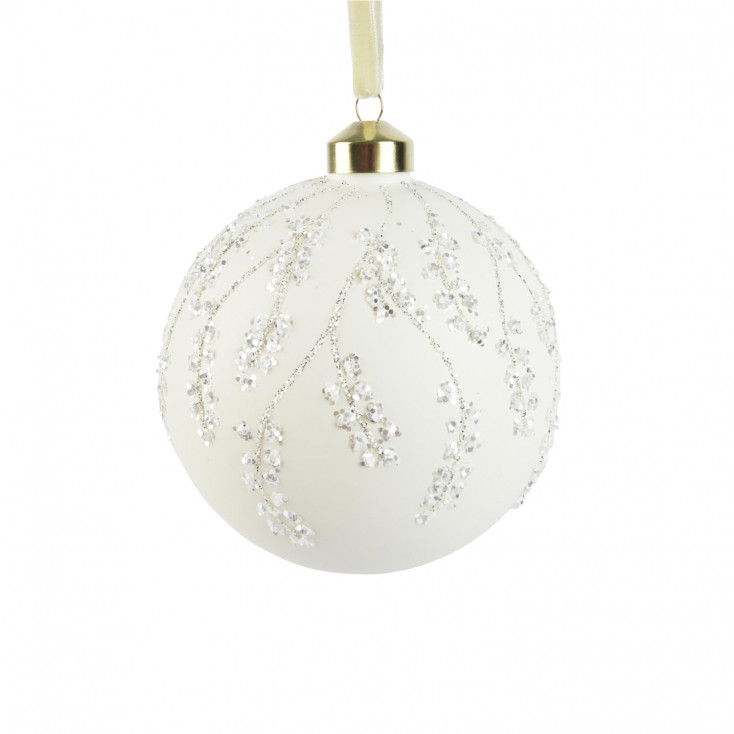Pallina per albero di natale in vetro