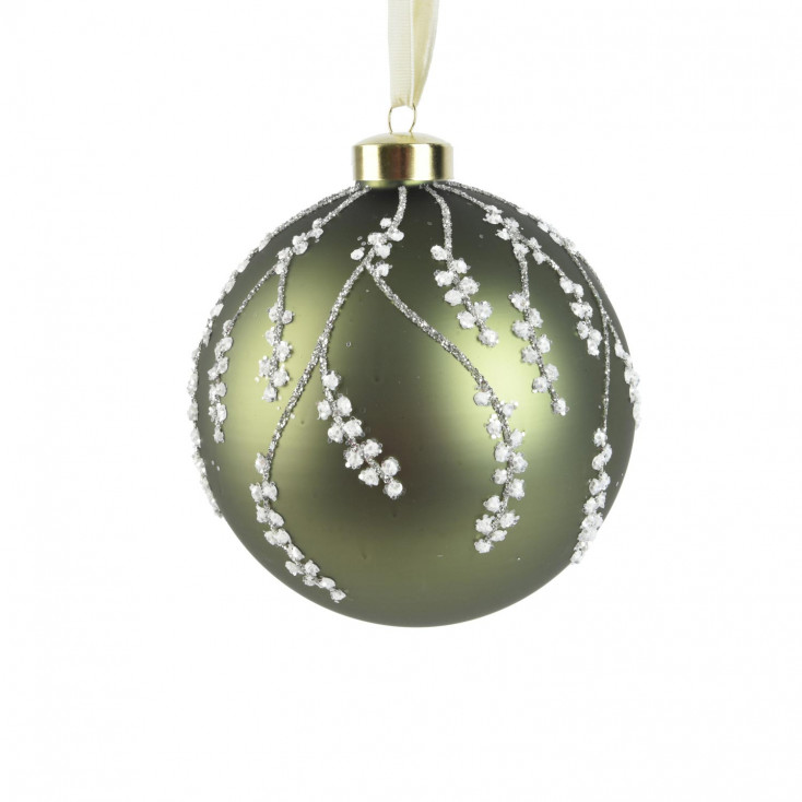 Pallina per albero di natale in vetro