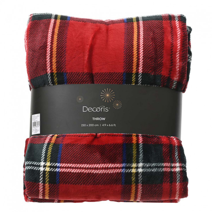 Plaid in poliestere