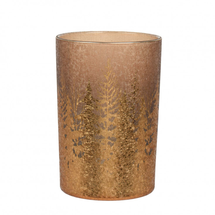 Porta tealight grande in vetro