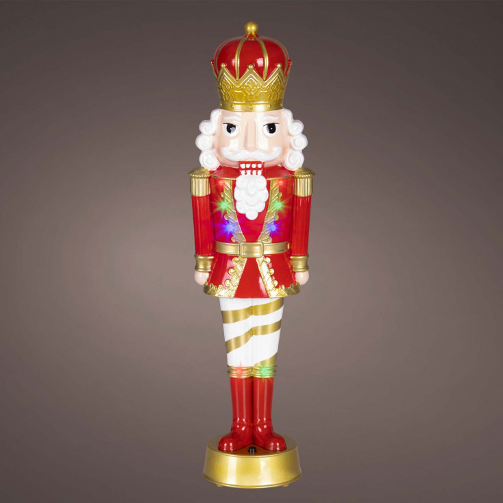 Soldatino schiaccianoci con led