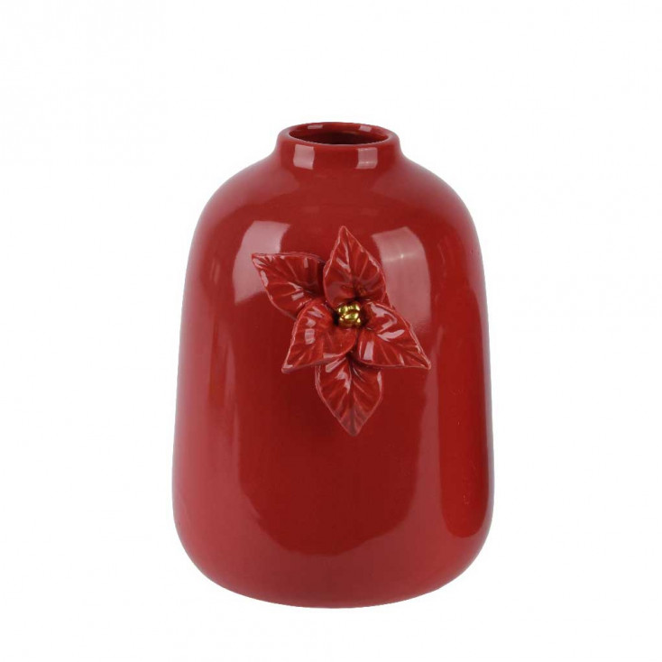 Vaso in porcellana con collo basso