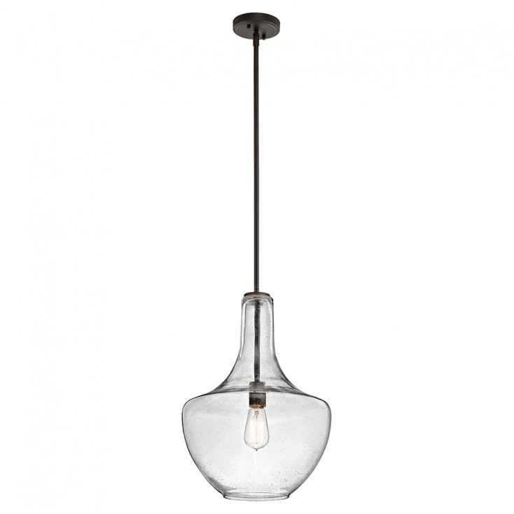 Lampada a sospensione media in acciaio diffusore in vetro dal design moderno