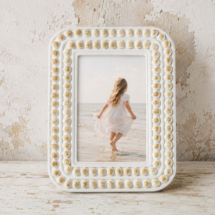 Portafoto piccolo rettangolare in resina di design