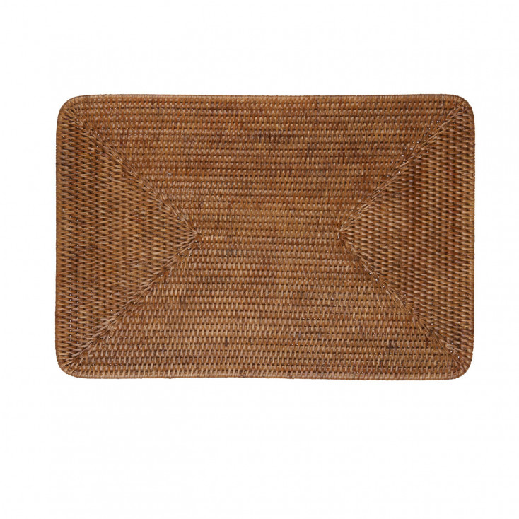 Tovaglietta rettangolare in rattan