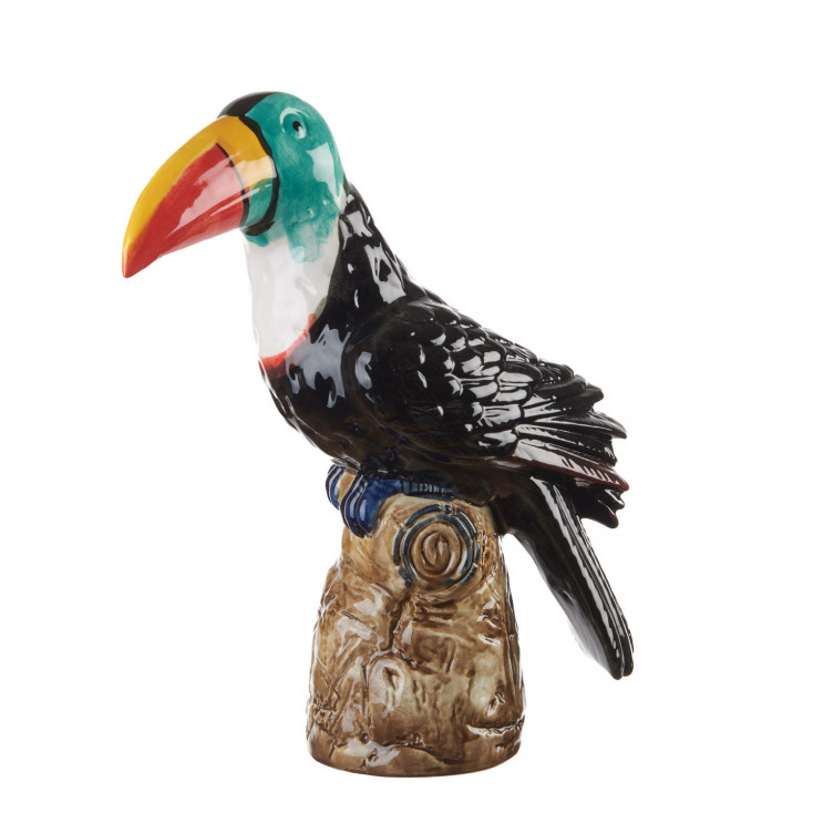 Scutura da tavolo in ceramica tucano reale