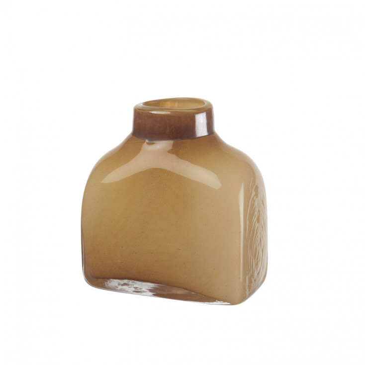 Vaso da interni in vetro piccolo dal design moderno